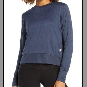 Vuori | Daydream Crew Long sleeve | Heather Blue | Size S